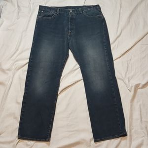LEVI'S 501 XX STRAIGHT LEG JEANS MENS 40X32 STRETCH DENIM
